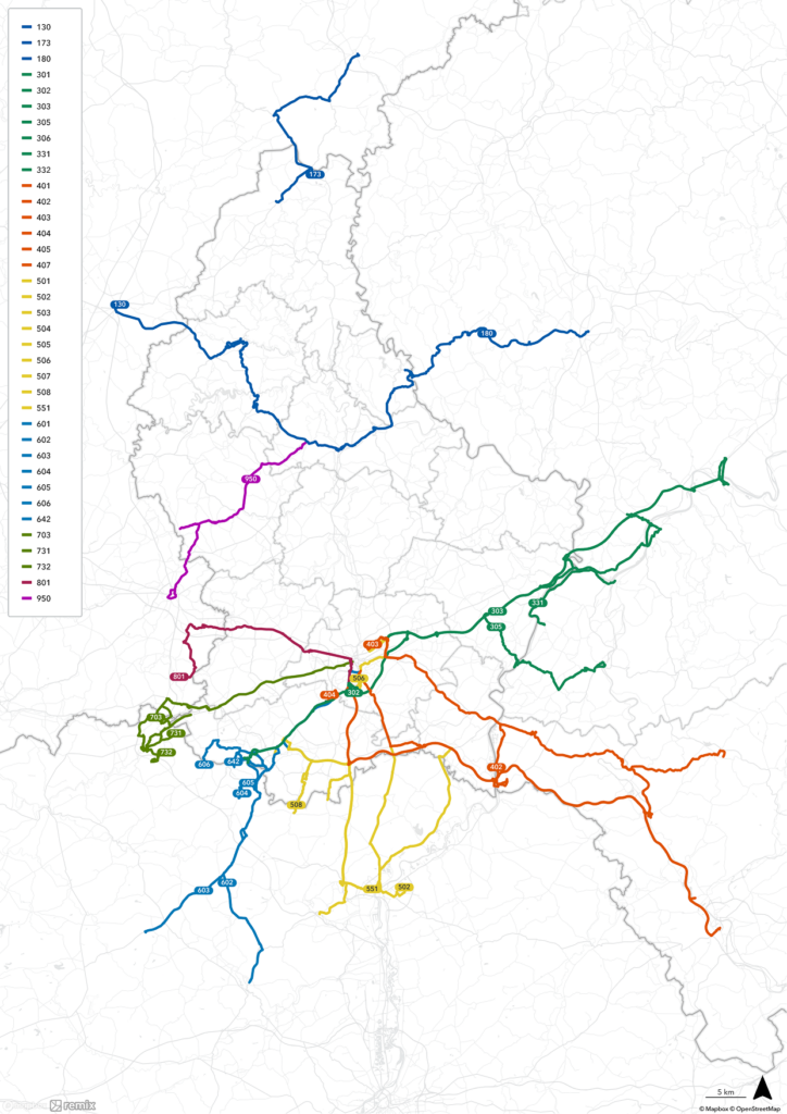 Grenzüberschreitender RGTR Netzplan