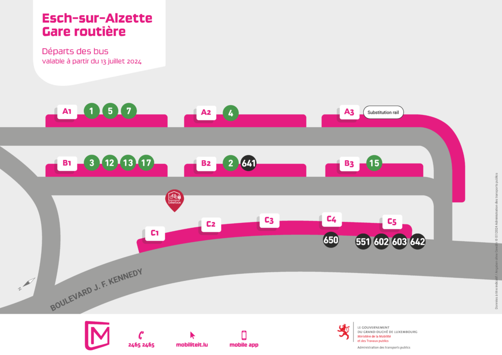 Busbahnhof Esch-sur-Alzette