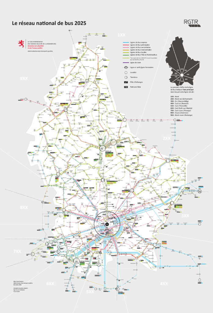 Plan du réseau RGTR